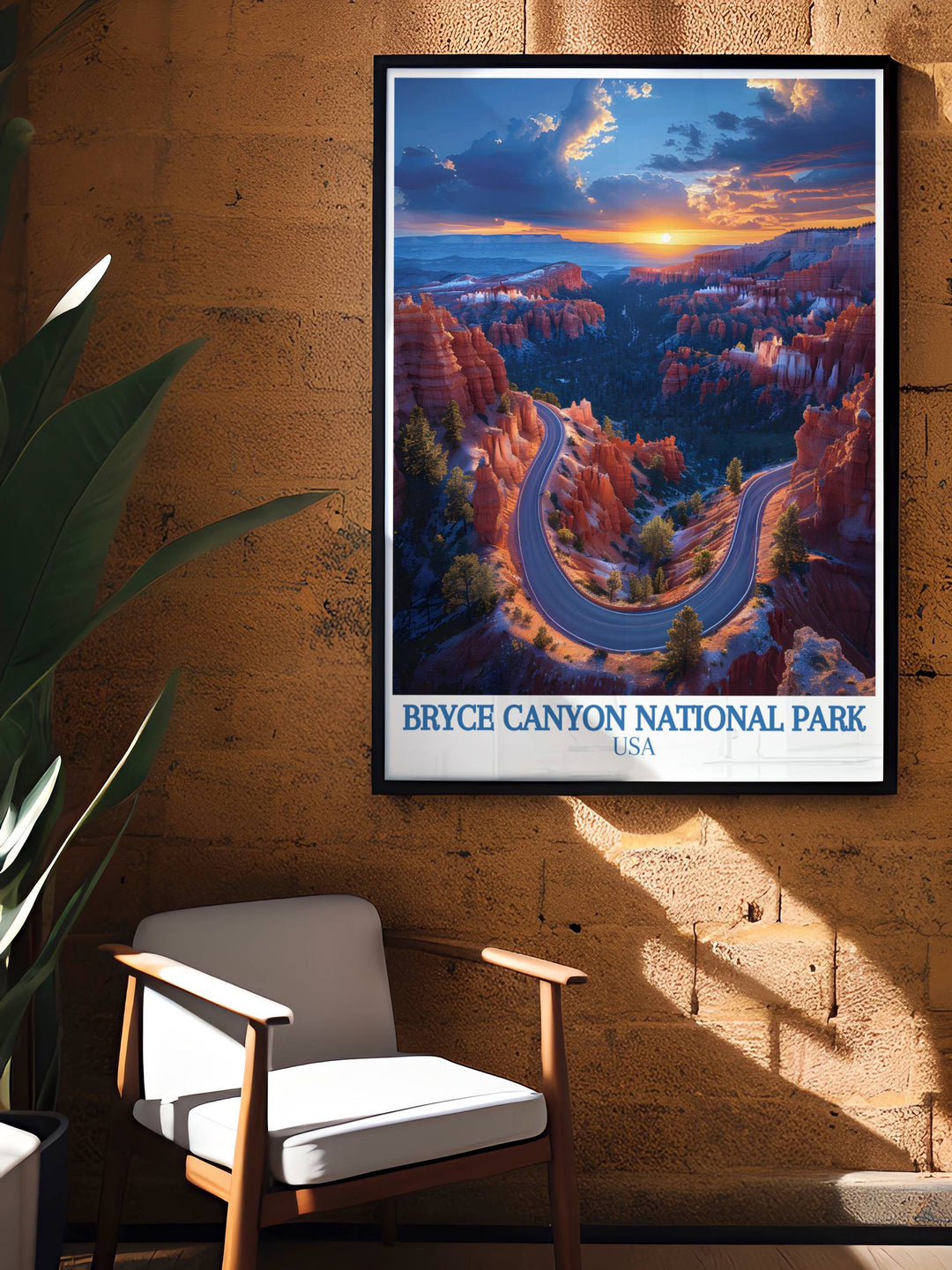 Beautiful Sunset Point prints showcasing the stunning vistas of Bryce Canyon. Ideal for nature lovers looking to decorate their homes. High quality digital download ensures easy at home printing and long lasting beauty.