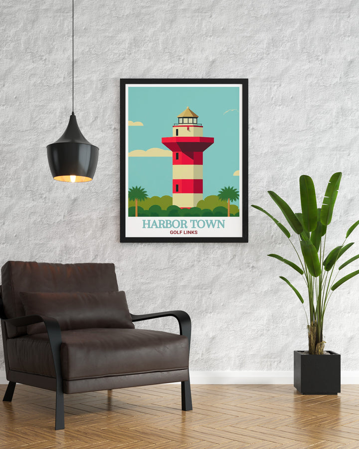 Harbor Town posters and prints offering a slice of coastal scenery ideal for those who appreciate fine art and elegant home decor.