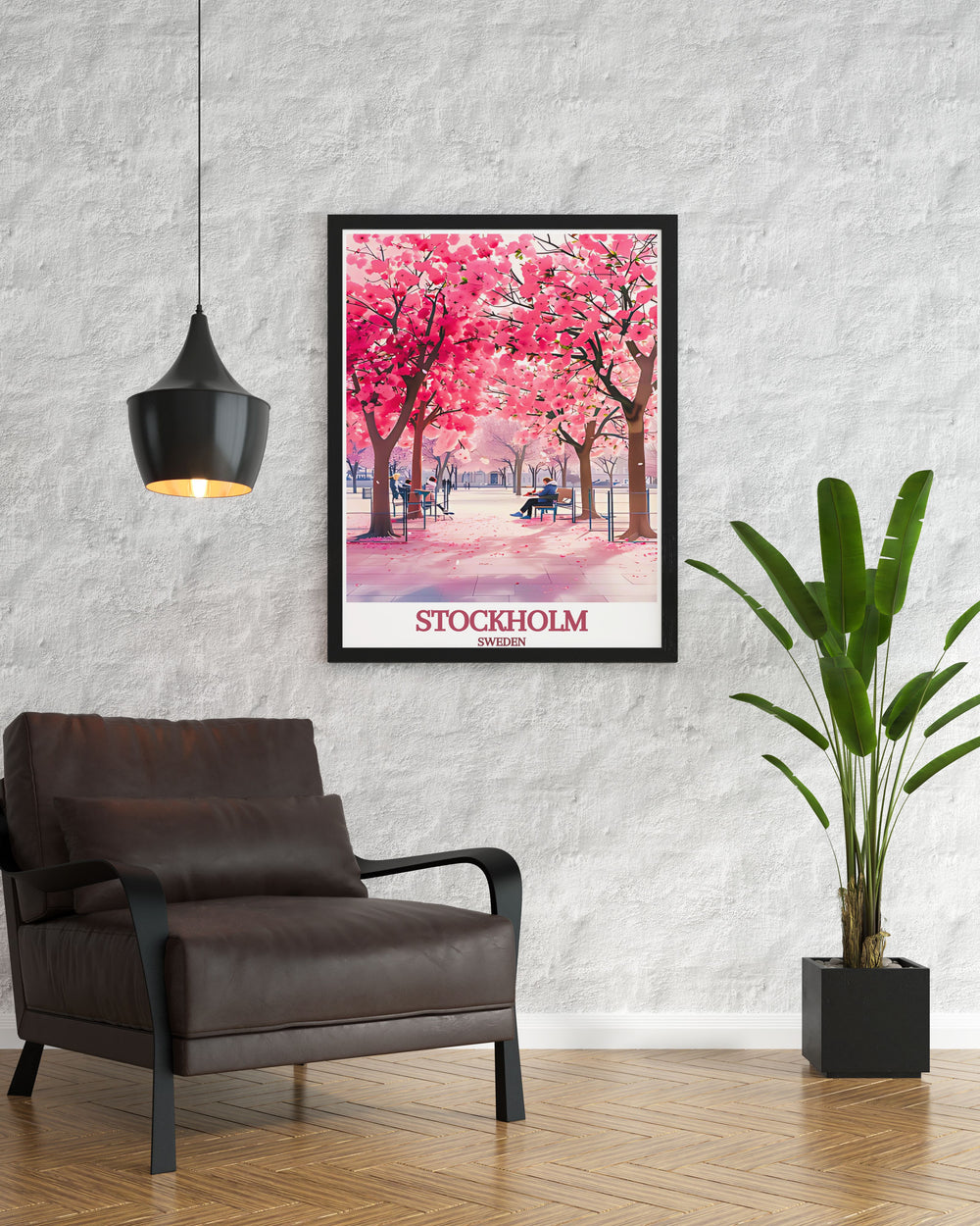 Enhance your home with our black and white Stockholm Art capturing the essence of Kungstradgarden a stunning piece for contemporary wall décor and a unique addition to any art collection perfect for anniversaries birthdays and special occasions