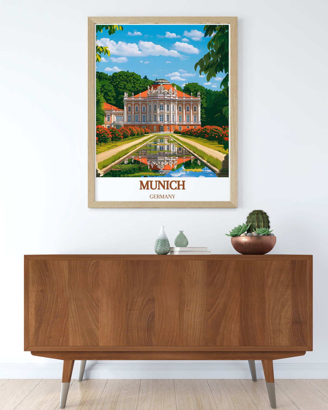 Elegant Munich Wall Art featuring GERMANY Nymphenburg Palace capturing the grandeur of this iconic landmark perfect for home decor Germany photography collections and travel enthusiasts makes a thoughtful and unique gift for any occasion including anniversary gifts