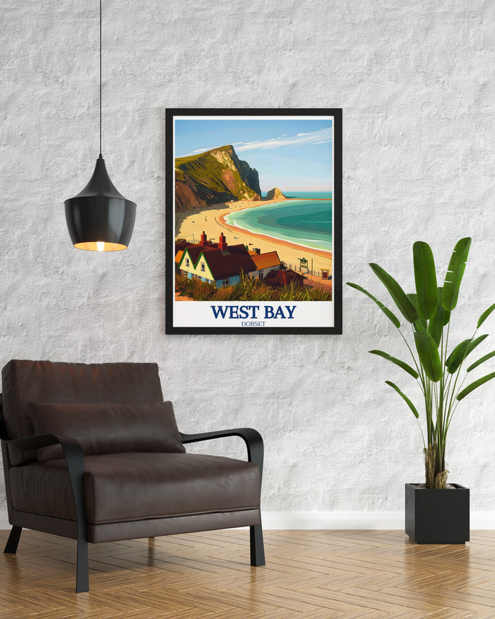 The Beach House canvas art celebrates the relaxed coastal lifestyle of West Bay. With its peaceful and charming setting, this artwork offers a perfect view of seaside living, making it a great choice for beach lovers or those seeking a serene and stylish piece of home décor.