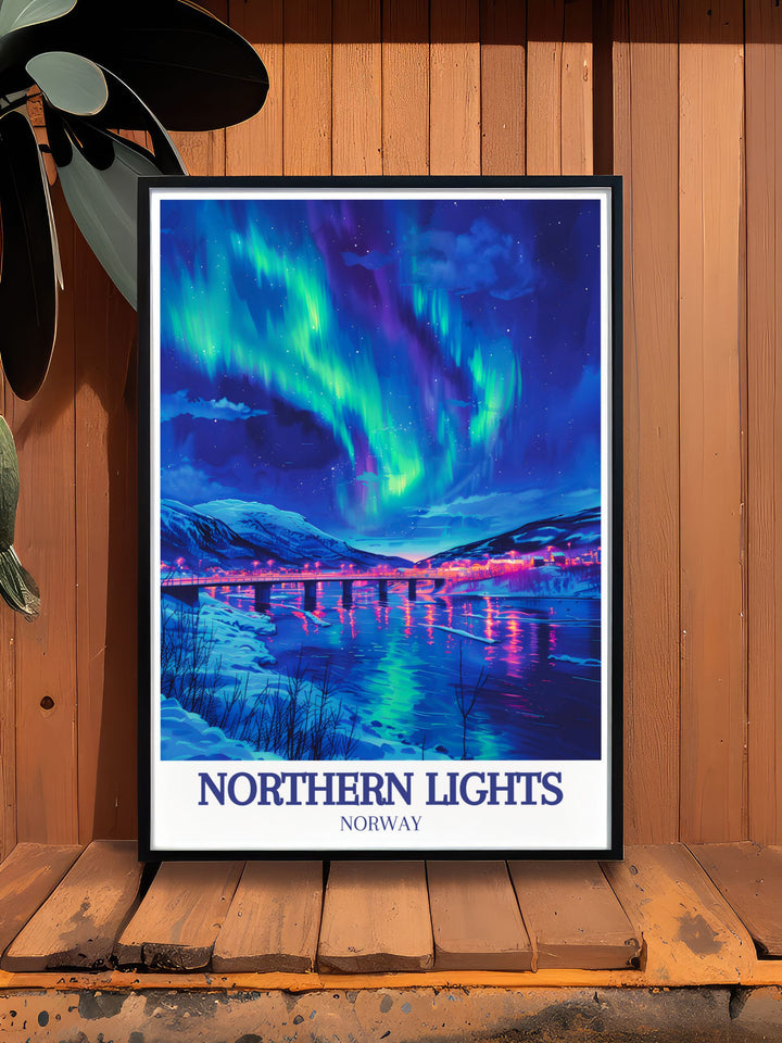 Add a piece of Norway to your wall with this Svalbard Print designed to transport you to the heart of the Arctic making it an ideal addition to your collection of Norway Travel Posters