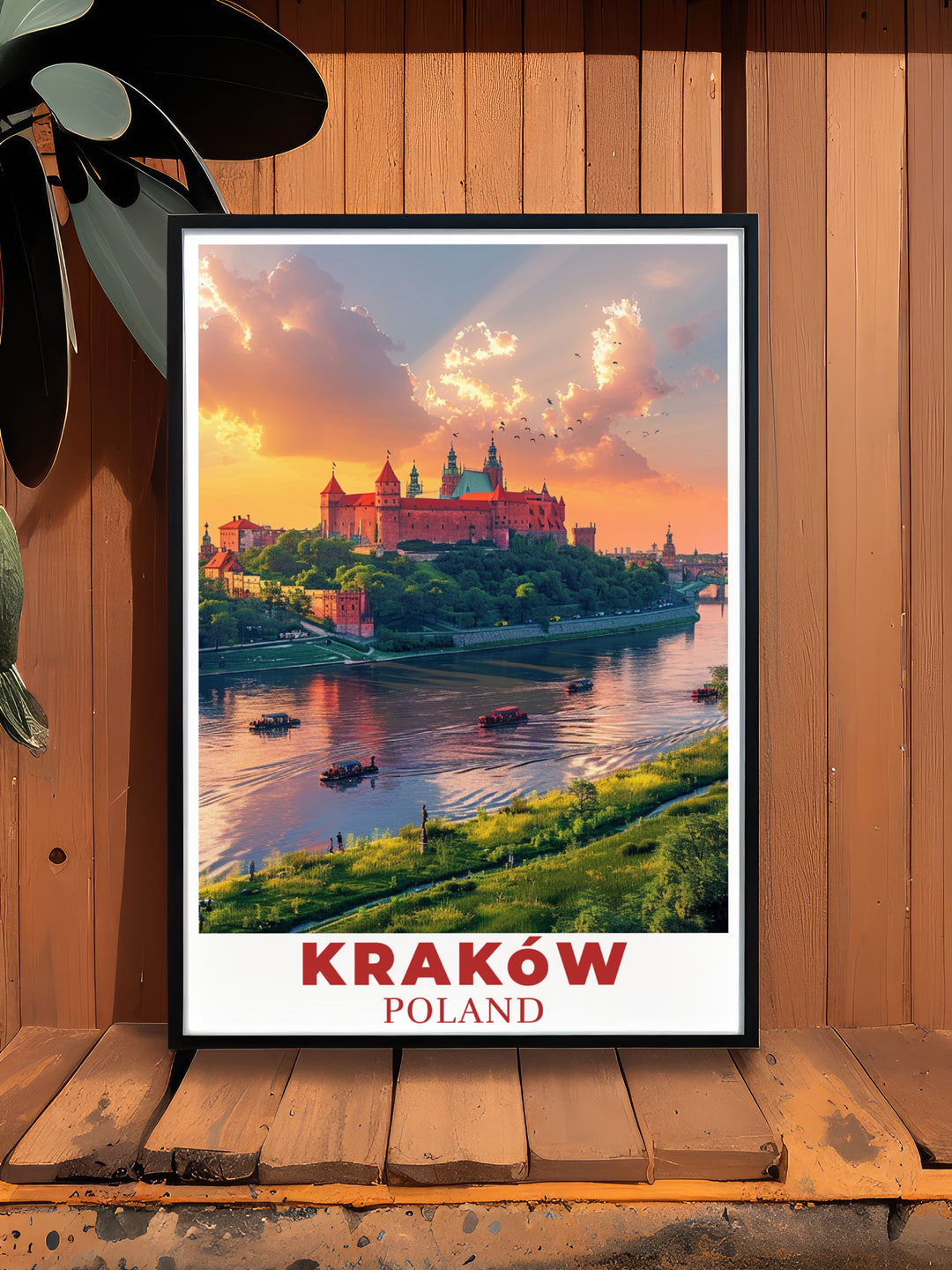 This stunning Krakow art print features Wawel Castle, a symbol of Polands rich history and culture. Ideal for travel lovers, this wall art brings the beauty of Krakows architecture into any room, adding a touch of elegance to your space.