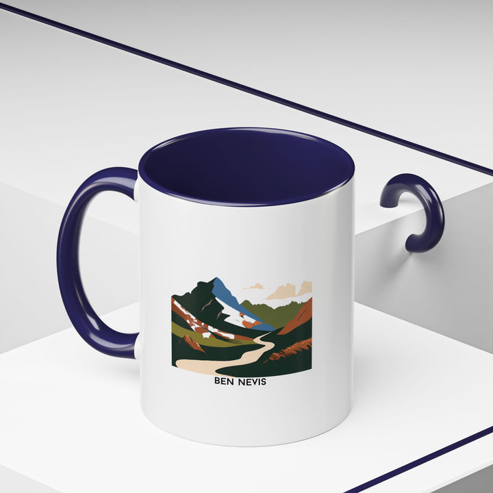 This Ben Nevis mug highlights Scotland’s natural beauty with bold, detailed artwork. Dishwasher-safe ceramic construction ensures everyday usability, while its artistic design makes it an excellent keepsake for travelers or lovers of the Highlands.