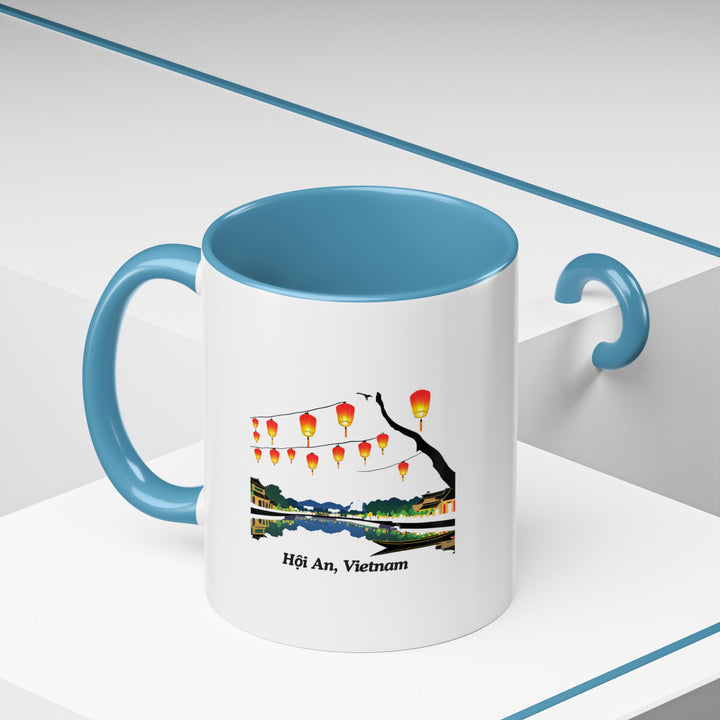 Bring the spirit of Hoi An into your home with this stylish mug. Featuring artwork inspired by the city’s charm, it is dishwasher-safe and ideal for hot beverages, making it an excellent keepsake.