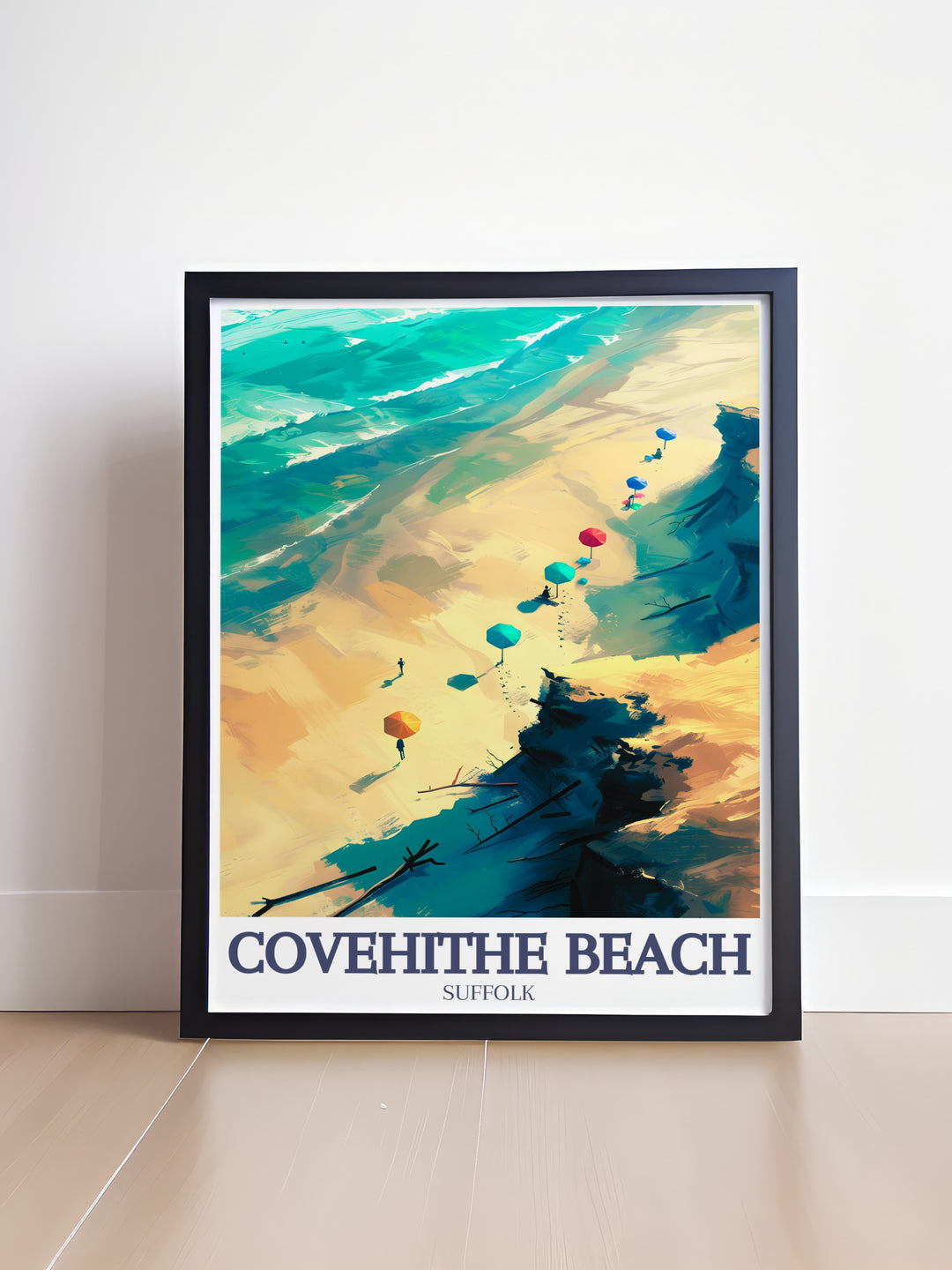 Our UK National Nature Reserve print offers a glimpse into the diverse landscapes along the Suffolk coast, capturing the peaceful blend of wildlife and beach. A perfect travel poster for nature lovers and those inspired by Englands coastal beauty.