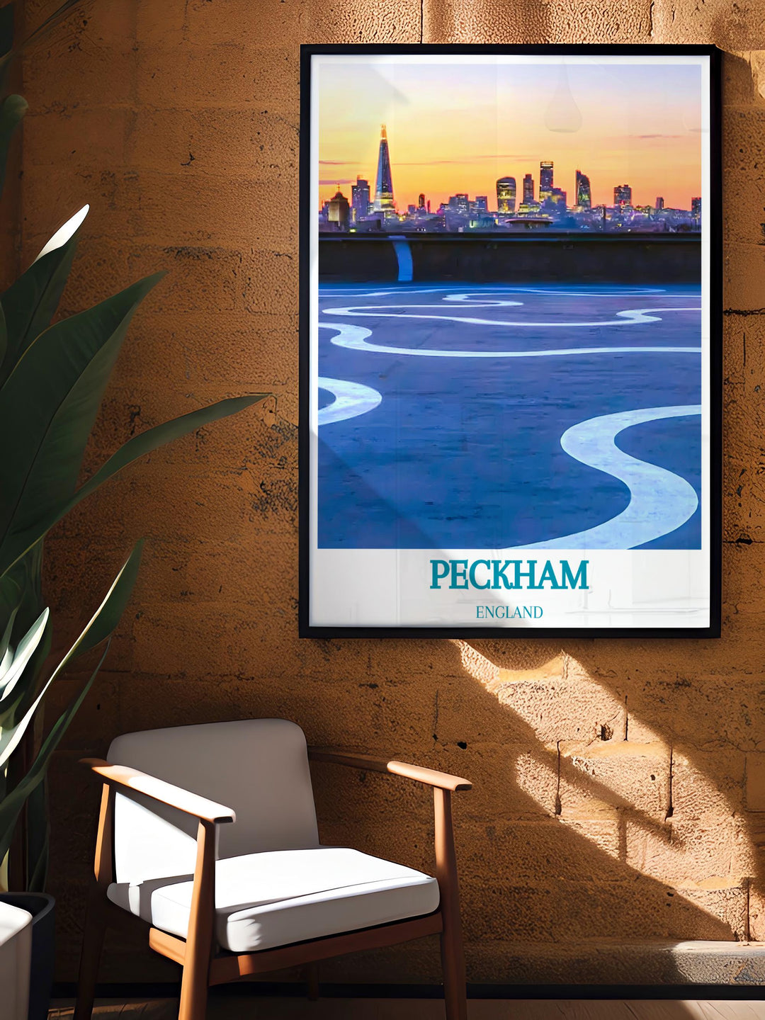 Bold Tendencies at Peckham Multi Storey Car Park elegant home decor showcasing vibrant London street art adding a sophisticated touch to your living space.