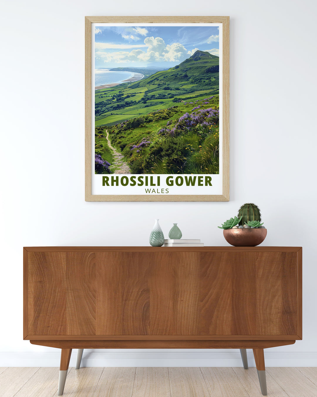 Modern Rhossili Down decor showcasing Swanseas stunning coastline adding charm to your home