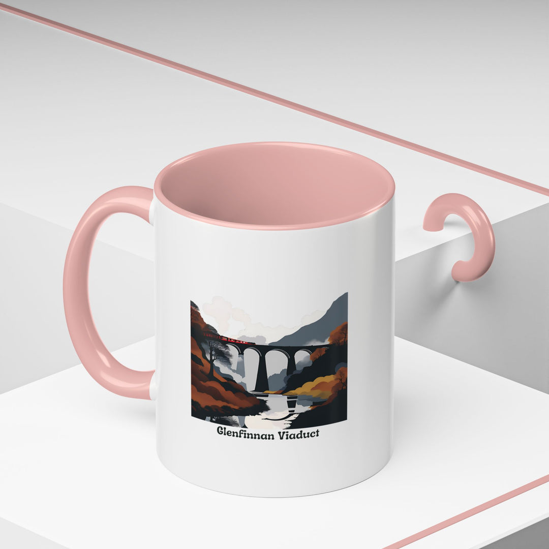 The Glenfinnan Viaduct mug is a beautiful tribute to Scotland's Highlands. Featuring durable ceramic construction and vivid designs, it is perfect for everyday use or as a unique gift for travelers and art enthusiasts.