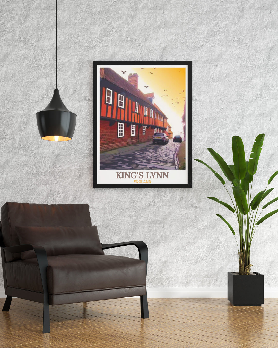 This vintage style poster print of The Hanseatic Warehouse in Kings Lynn showcases the buildings historic significance. The travel print is perfect for anyone who loves Englands rich heritage and makes a thoughtful gift for history enthusiasts.