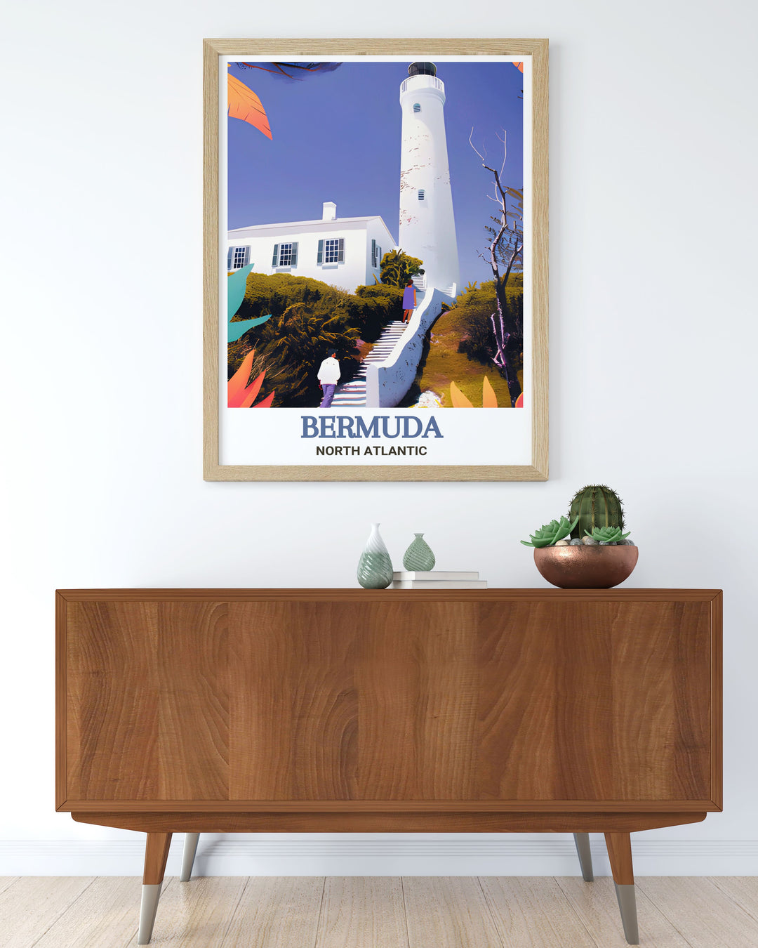 Captivating Gibbs Hill Lighthouse Modern Decor showcasing the landmark with lush Caribbean views perfect for stylish and sophisticated home enhancements