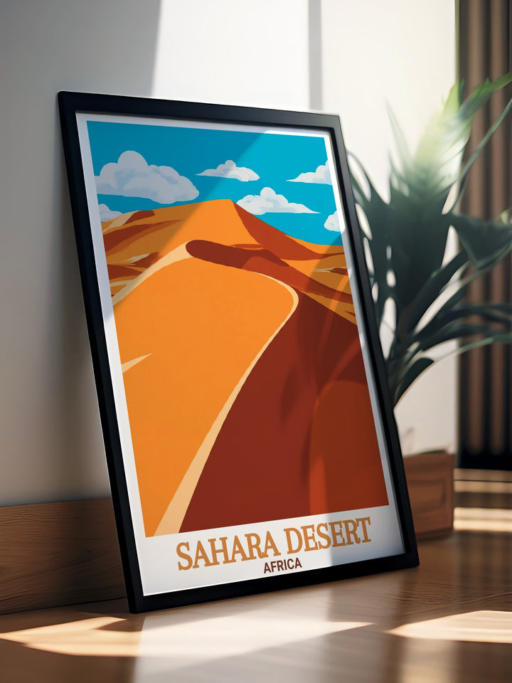 Exquisite Erg Chebbi Dune Elegant Home Decor with rich hues and intricate details of the Sahara Desert making perfect Gifts for Mom Gifts for Dad or Gifts for Wife