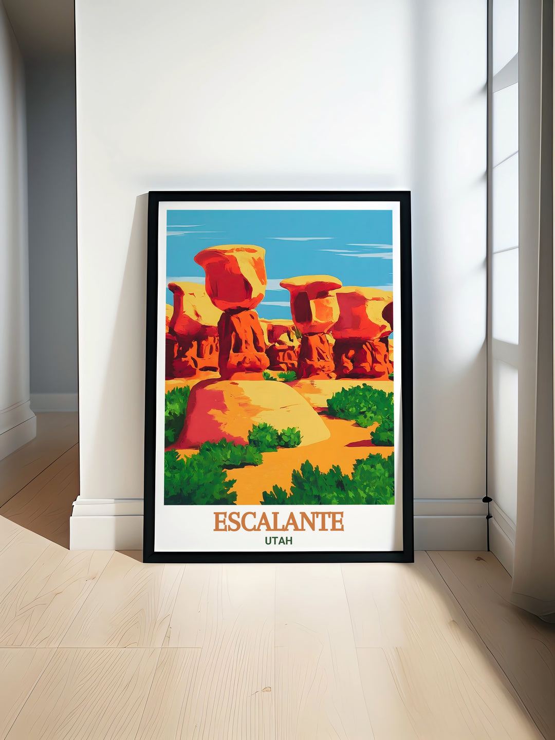 Stunning Escalante art featuring Devils Garden showcases the breathtaking landscapes of Utah vibrant colors and high quality prints perfect for adding a touch of nature to your home decor