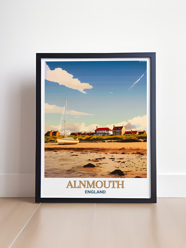 Our Alnmouth Beach print captures the serene beauty of Northumberland making it an exquisite addition to your art and collectibles collection or a memorable gift for those who love the coast