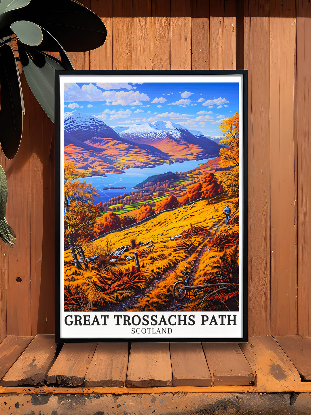 Great Trossachs Path art collection. Highlighting the picturesque views of the Great Trossachs Path, Loch Katrine, and Trossachs National Park, this art collection is perfect for adding elegance and tranquility to your home decor. Ideal for art collectors and nature lovers.