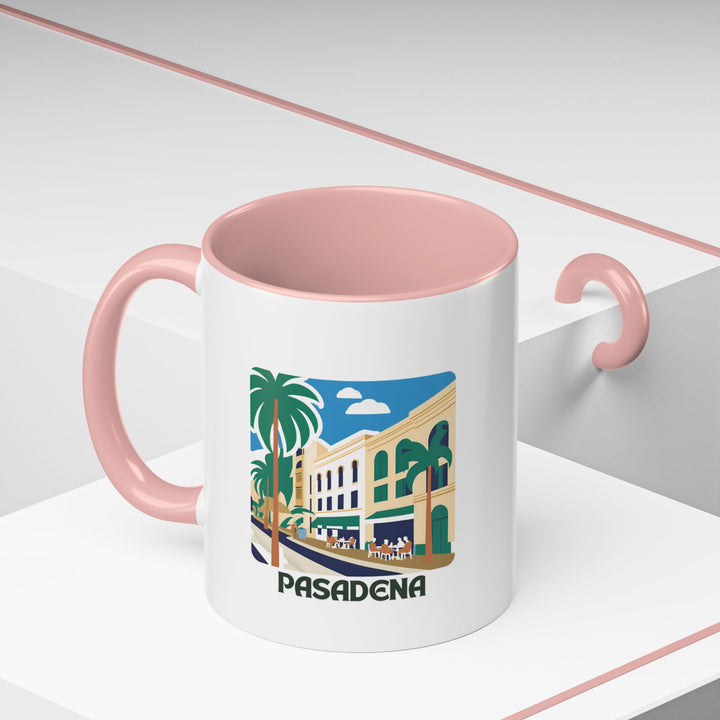 Celebrate your love for Pasadena with this artistic ceramic mug. Featuring vibrant and detailed artwork, it is microwave and dishwasher safe, making it ideal for daily use or as a meaningful gift for cultural enthusiasts and collectors.