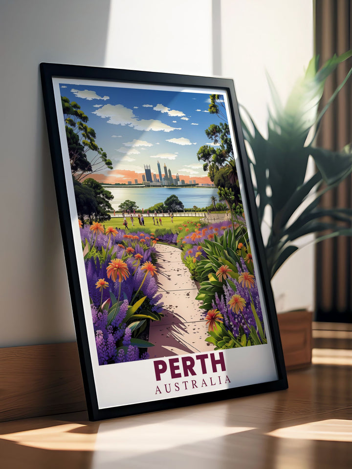 Transform your living space with Kings Park and Botanical Garden modern decor featuring stunning prints that highlight the natural beauty of this iconic Perth landmark. Perfect for a modern and stylish look these pieces are a must have for any art lover