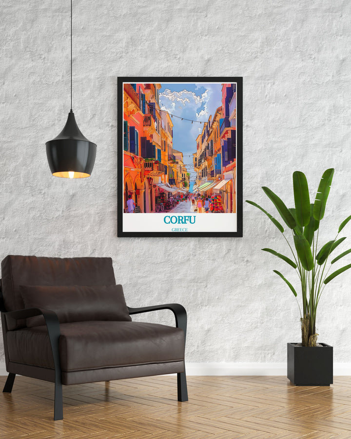 Old Town stunning prints from Corfu Greece a timeless addition to your art collection