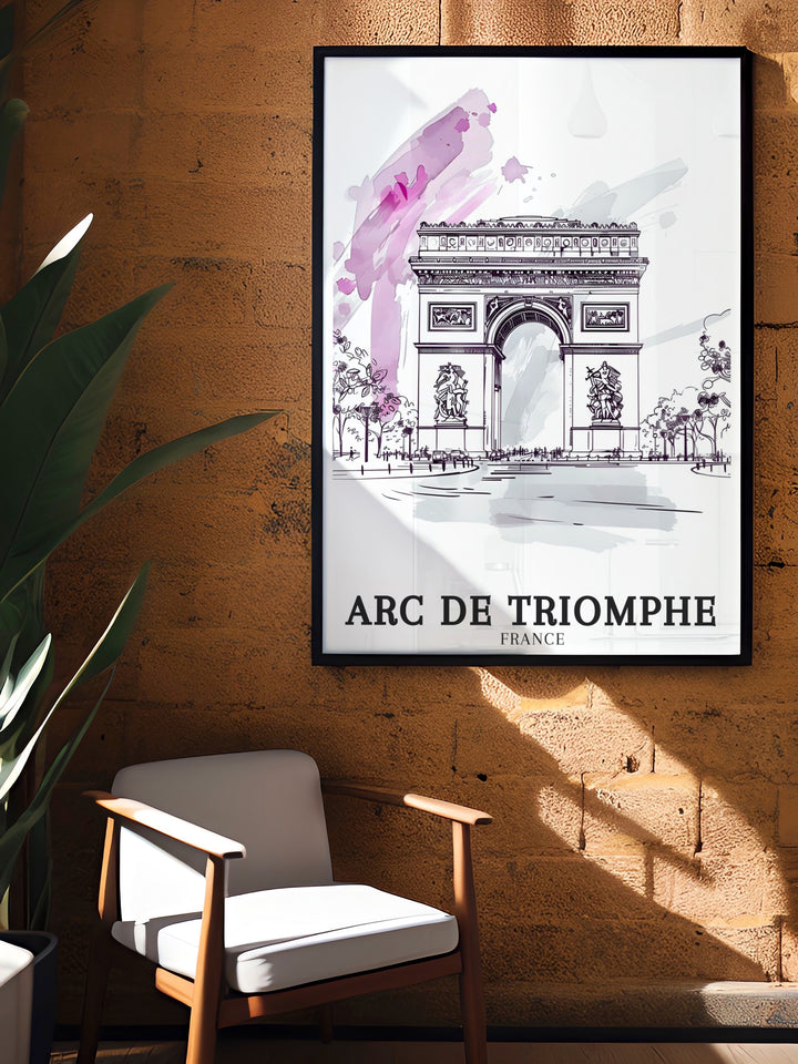 Paris Travel Gift featuring Arc de Triomphe at Place de lEtoile Champs Elysees is a thoughtful present for anyone who loves the City of Light this beautiful print is perfect for birthdays anniversaries or any special occasion