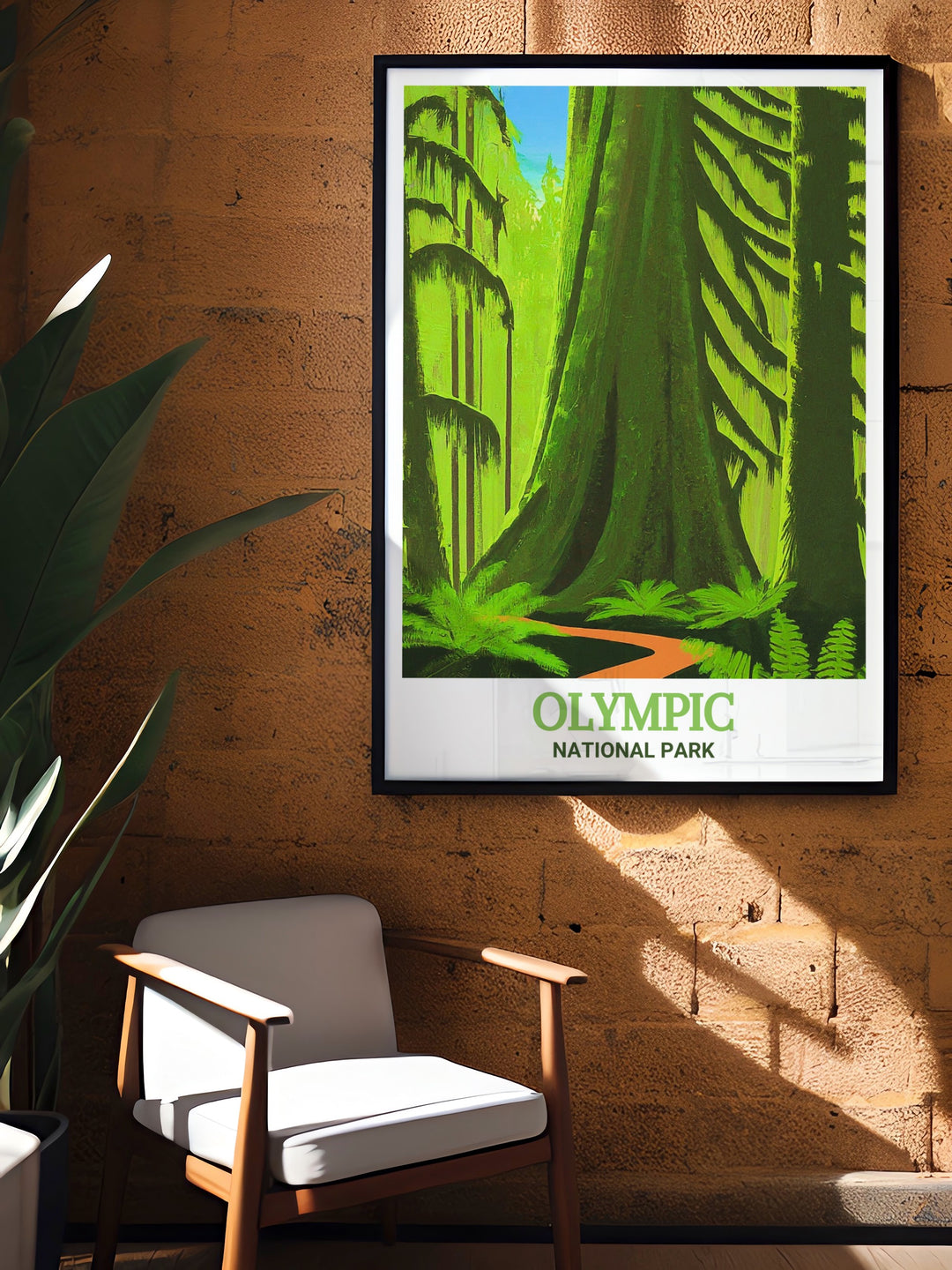 Bring the spirit of adventure into your home with this Olympic National Park travel poster, illustrating panoramic views and iconic landmarks that define this treasured national park. The dynamic composition and vibrant hues invite you to embark on endless explorations from the comfort of your living room.