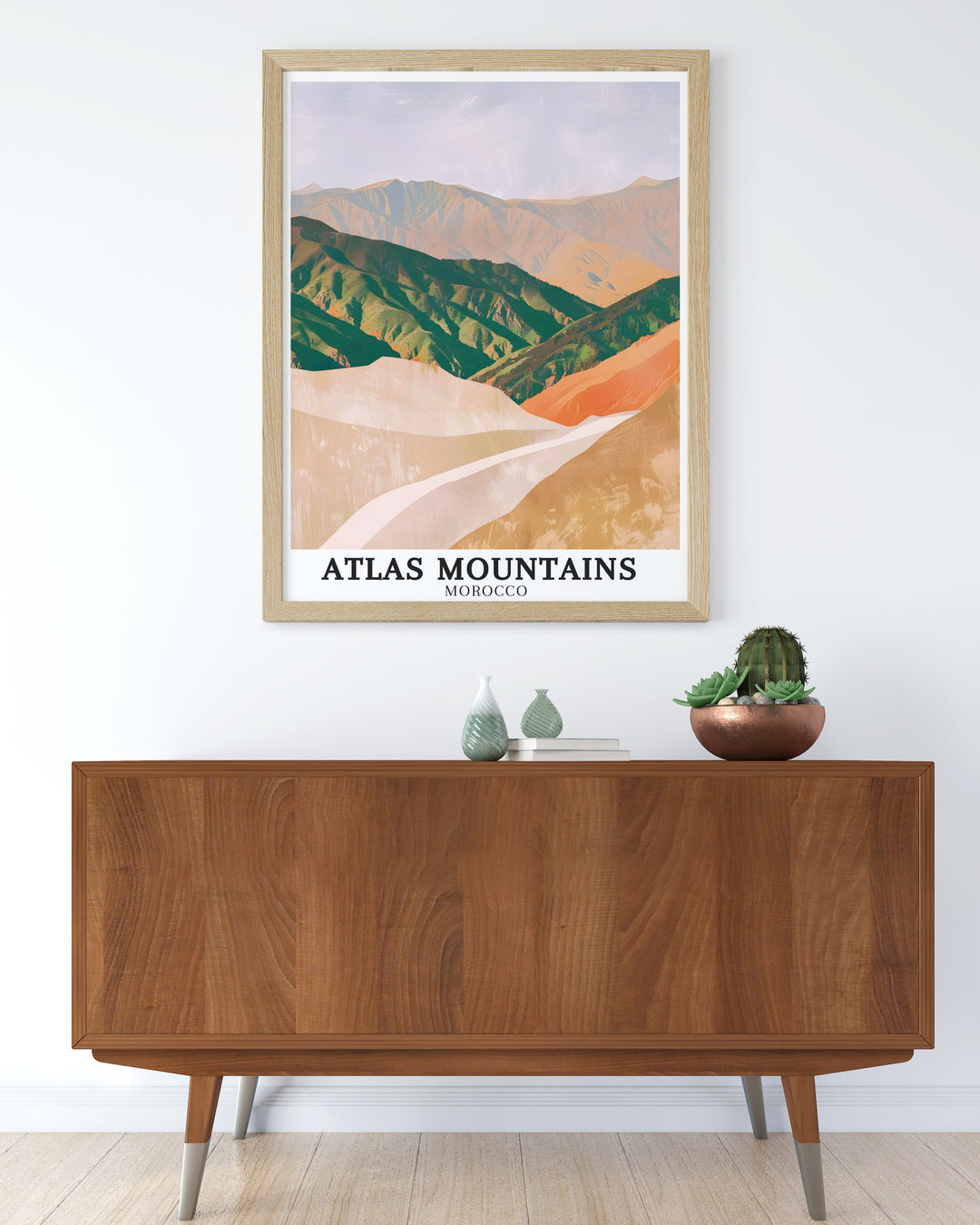 Blue Pearl Morocco art showcasing the vibrant hues of Chefchaouen and the rugged beauty of Tizi nTichka Pass High Atlas mountains modern art prints perfect for adding sophistication to your home decor