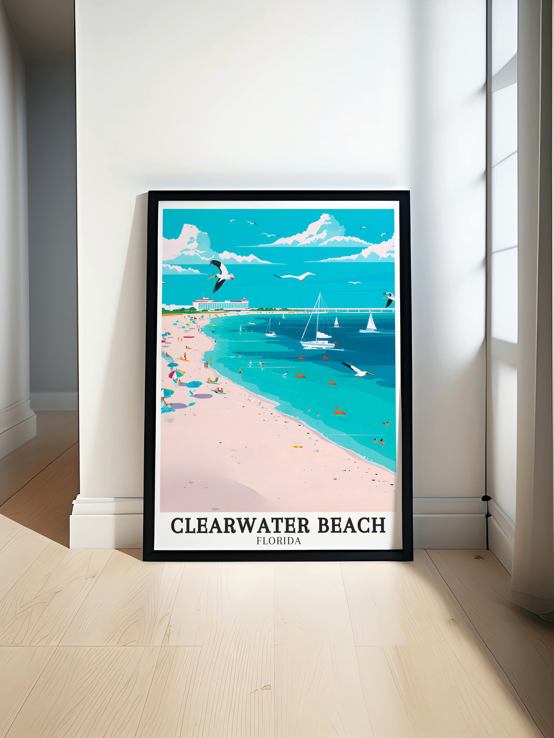 Gulf Coast Beach Wall Art. Showcasing the vibrant colors and tranquility of Clearwater Beach, these wall art pieces are perfect for enhancing your home decor. Ideal for beach wall art and coastal decor enthusiasts.