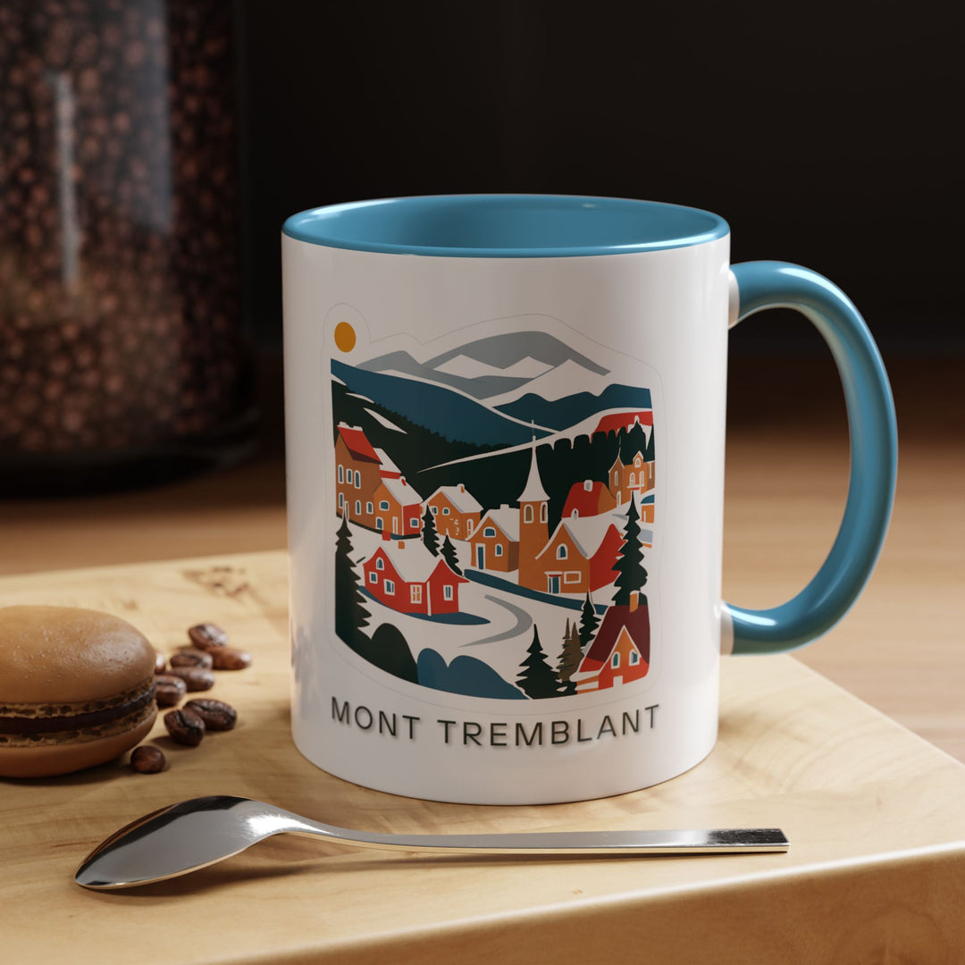 This Mont Tremblant mug captures the charm of Canada’s iconic destination with intricate designs. Crafted from durable ceramic and dishwasher-safe, it is ideal for coffee or tea lovers and makes a meaningful gift for fans of Mont Tremblant’s picturesque scenery.