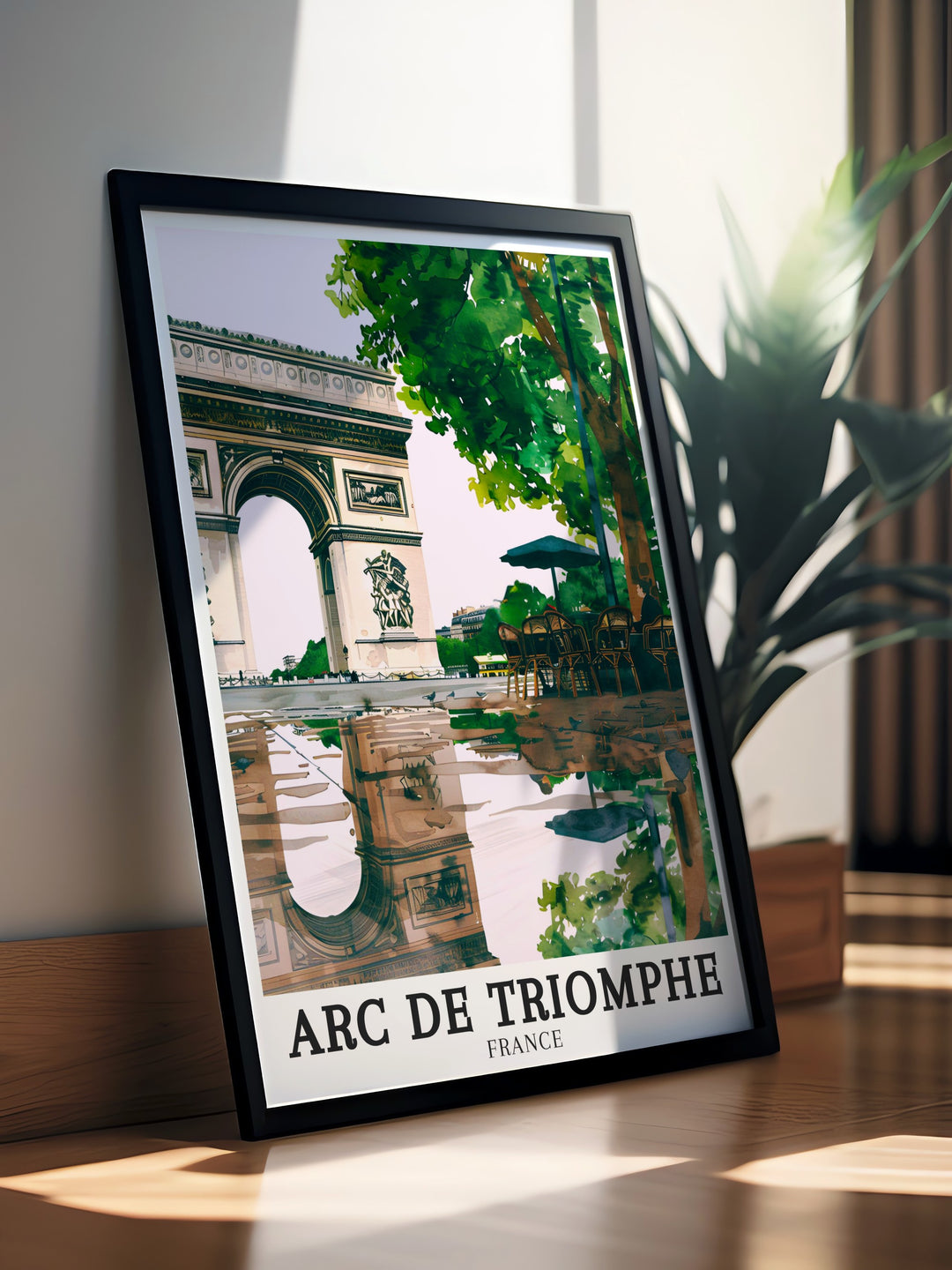 Paris Art Gift featuring the Arc de Triomphe at Place Charles de Gaulle Place de lEtoile a perfect gift for anyone who loves Paris this stunning print captures the essence of the city and adds a touch of elegance to any room