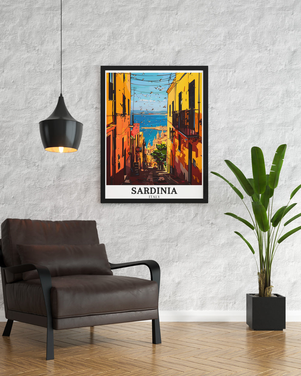 Beautiful Sardinia poster print of Cagliari Poetto Beach. This stunning Sardinia decor piece brings the Mediterranean Island feel into your living room or bedroom, showcasing the vibrant beauty of Sardinian beaches and the rich Italian heritage of Sardinia.