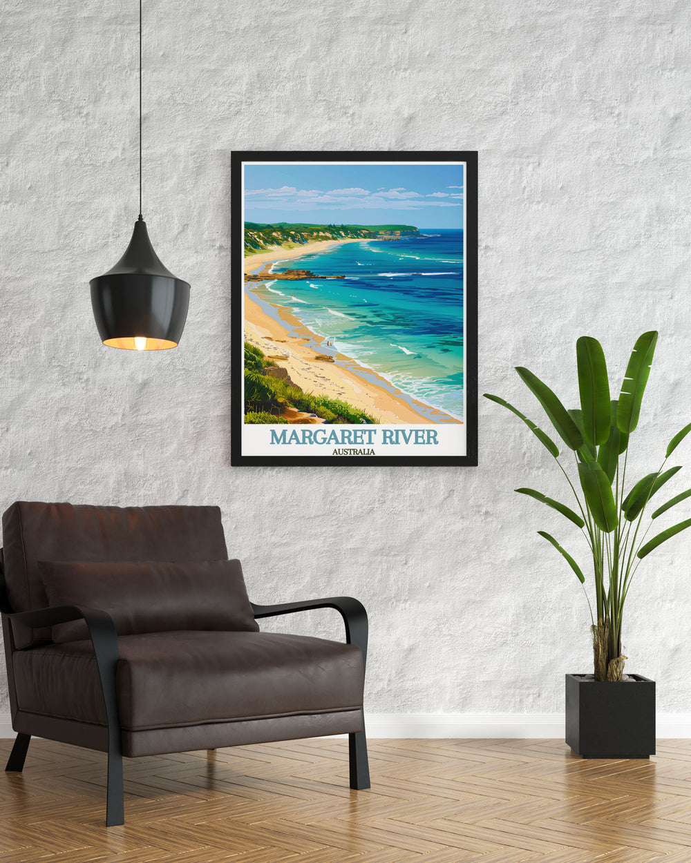 Transform your living space with Australia Travel Art showcasing the serene beauty of Margaret River and Prevelly Beach ideal for nature lovers and art enthusiasts