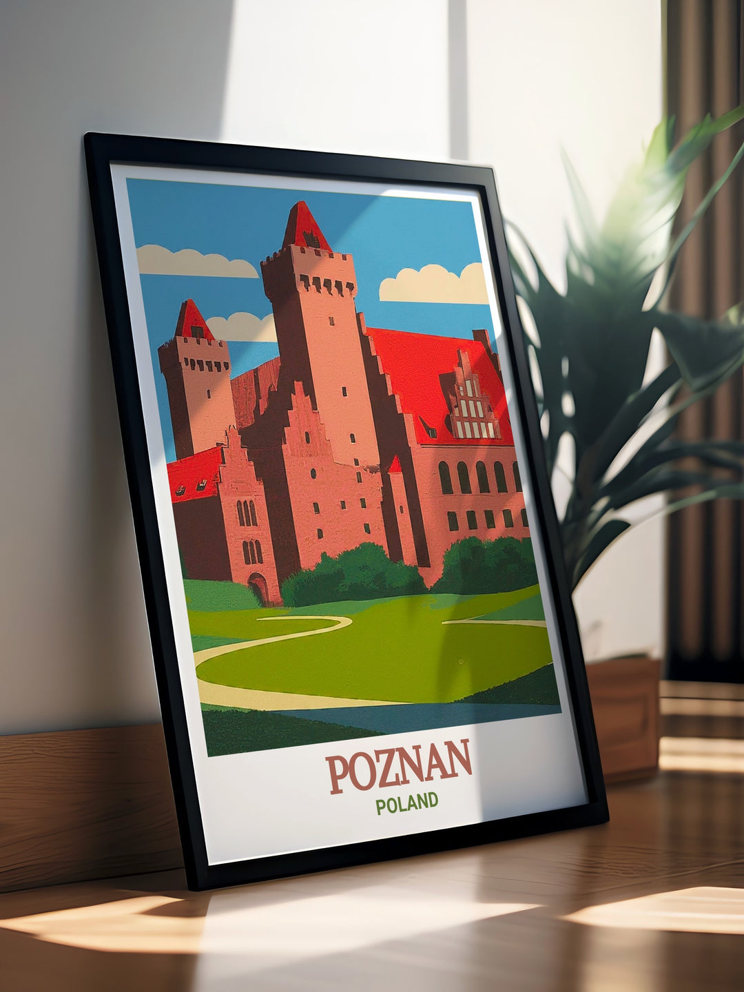 Imperial Castle framed prints offer a modern way to display the historic charm of Poznan making it an ideal addition to your home office or living space perfect for anyone who appreciates Poznan travel decor and architectural beauty.