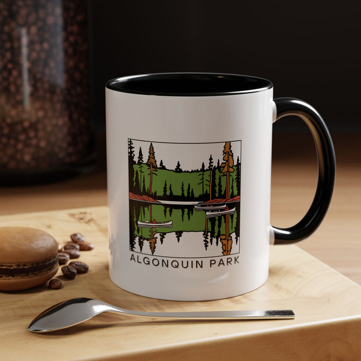 A stylish Algonquin Park Ontario mug designed to showcase the stunning views of the park. Dishwasher and microwave safe, it’s ideal for your morning coffee or tea, making it a perfect gift or personal item for those who love the outdoors and nature.