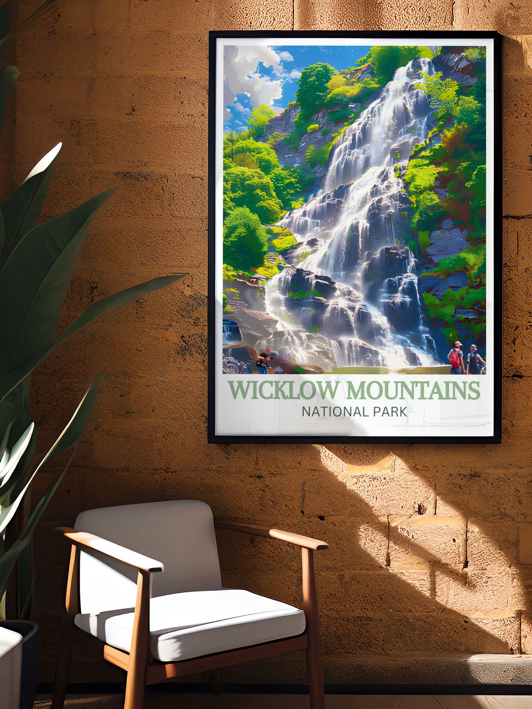 Personalized custom print of Wicklow Mountains National Park, capturing the parks rugged beauty and tranquil atmosphere. Ideal for creating a unique piece of art that reflects your love for Irelands natural wonders and scenic landscapes.