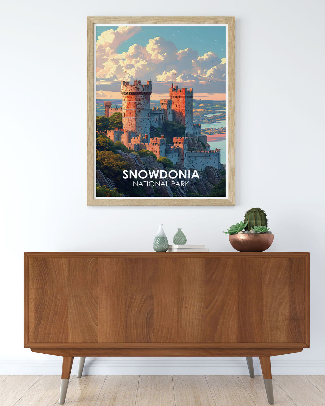 Conwy Castle prints highlighting the architectural marvel of the castle nestled in the scenic beauty of Snowdonia ideal for home decor and those who appreciate historical art and nature landscapes