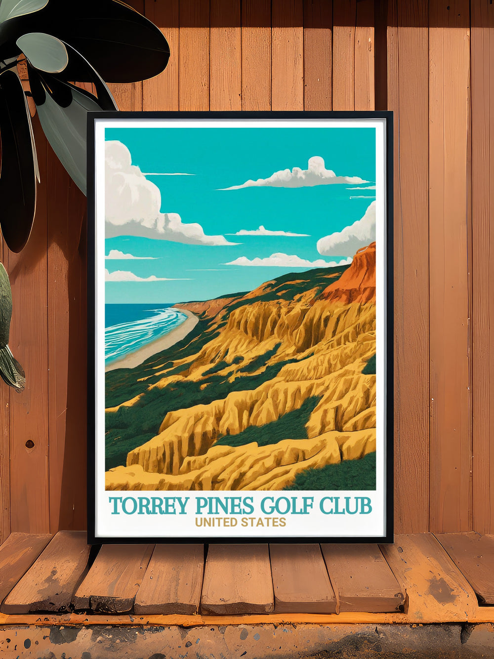 Stunning Torrey Pines State Natural Reserve poster showcasing the natural beauty ideal for Christmas gifts gifts for friends mothers day gifts and fathers day gifts timeless appeal makes it a thoughtful and unique present for any occasion