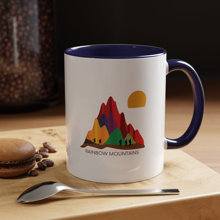 Enjoy your favorite beverages with this Rainbow Mountains mug showcasing vibrant artwork of the mountain range’s unique geological formations and colorful vistas. Durable and dishwasher safe, it is perfect for personal use or as a meaningful gift for collectors and nature lovers.