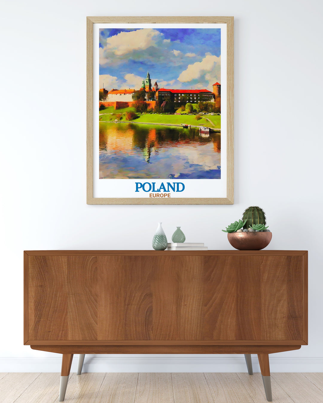 Wawel Castle Modern Prints and Zakopane City Map a beautiful combination of historical and cultural landmarks perfect for elegant home décor and thoughtful gifts brings the beauty of Poland into your home