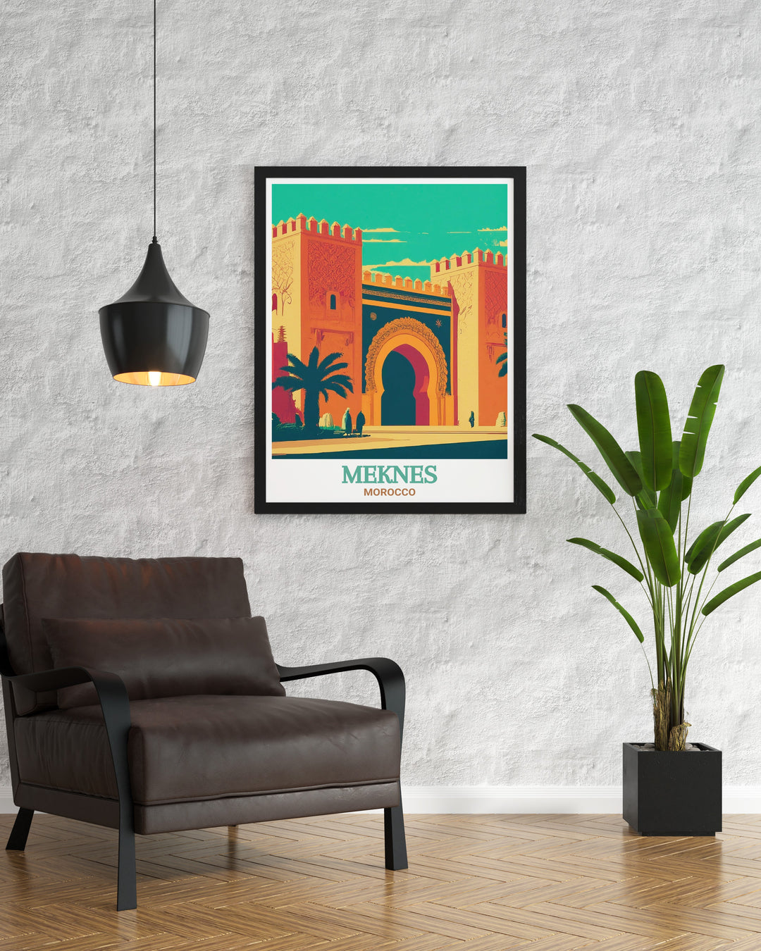 Bab Mansour Meknes print is a beautiful representation of Morocco art perfect for adding elegance to any room décor this stunning piece of Moroccan wall art makes an ideal gift for lovers of travel and history bringing the magic of Morocco into your home