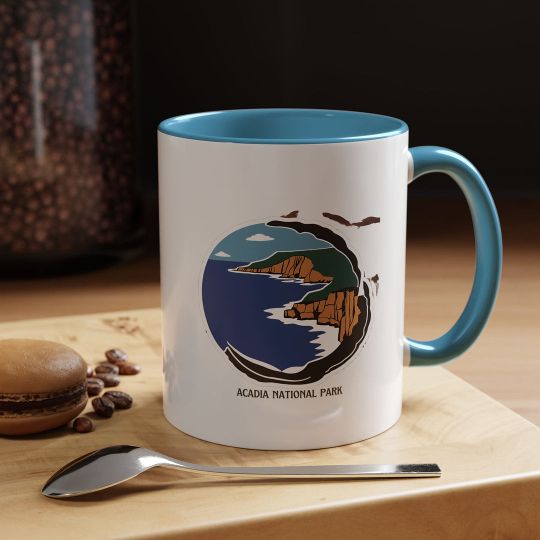 This Acadia National Park mug captures the stunning views of Acadia’s rugged coastline and mountains. Ideal for daily use, it is both microwave and dishwasher safe. A thoughtful gift for anyone who appreciates nature or has a connection to Maine.