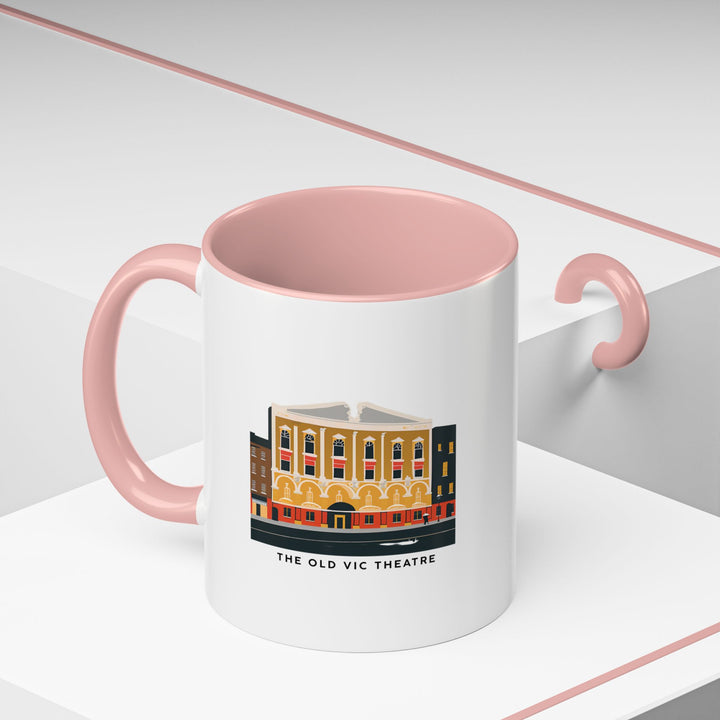 Celebrate the history of the Old Vic Theatre with this beautifully crafted mug. Perfect for your favorite hot drinks, it features vibrant artwork of the iconic London landmark and is both dishwasher and microwave safe.