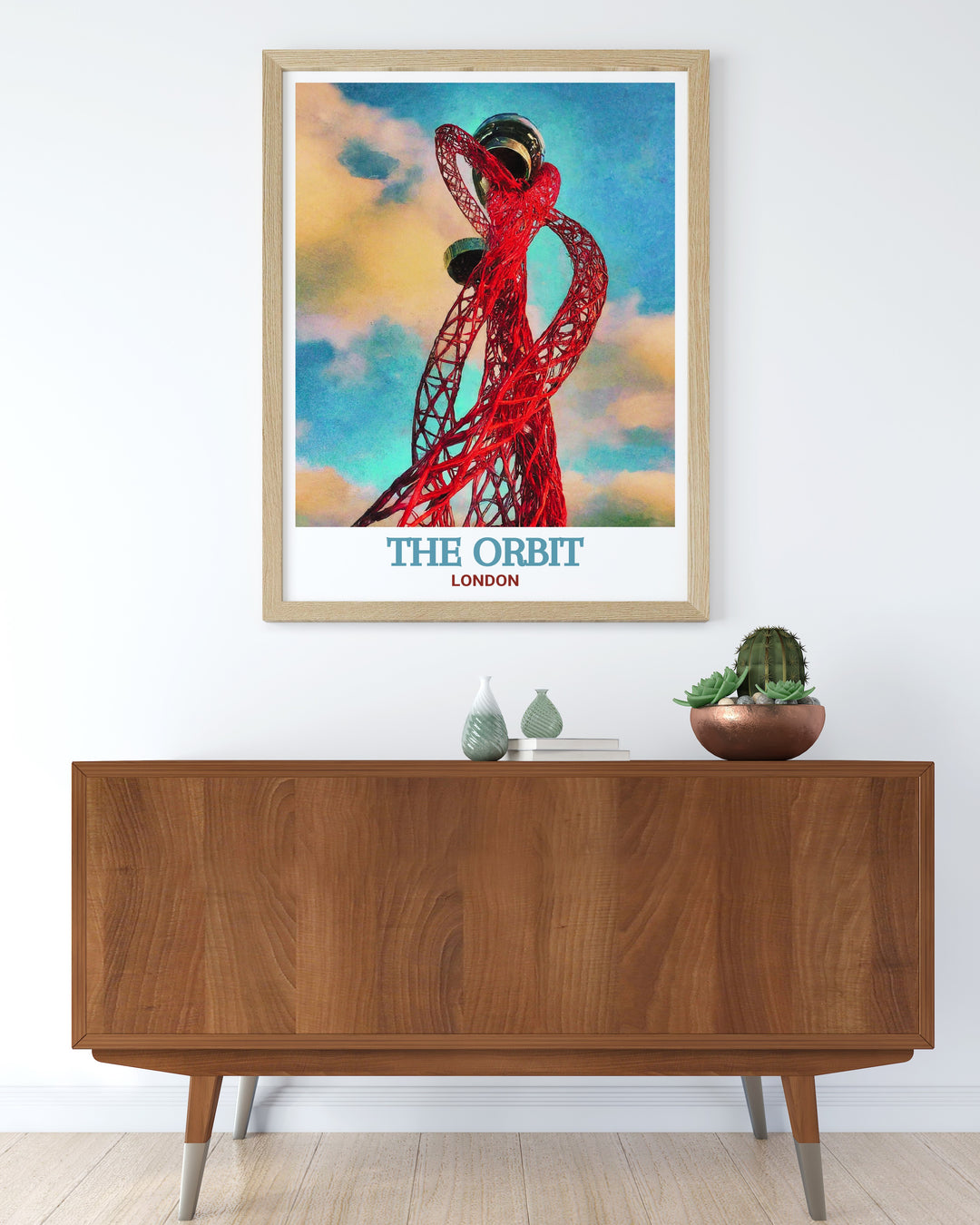 ArcelorMittal Orbit rave culture captured in a stunning poster of The Orbit nightclub. Ideal for those who love the vibrant nightlife and iconic venues of London, this print showcases the unique atmosphere of The Orbit.