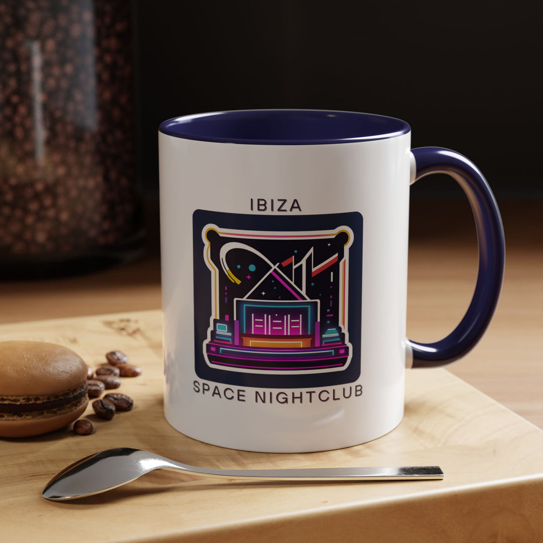 A beautifully designed Space Nightclub Ibiza mug celebrating the legendary club. Perfect for coffee or tea lovers, it features vibrant artwork inspired by Space Nightclub and Ibiza culture. Durable and dishwasher-safe, this mug is a meaningful gift or keepsake for music fans and travelers.