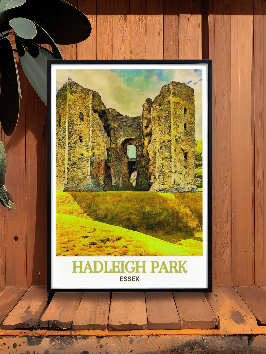 Hadleigh Castle art collection with a focus on mountain biking at Hadleigh Park. This Essex poster is ideal for cycling lovers and as a unique gift. The vibrant colors and fine lines highlight the excitement and scenic beauty of this iconic location.