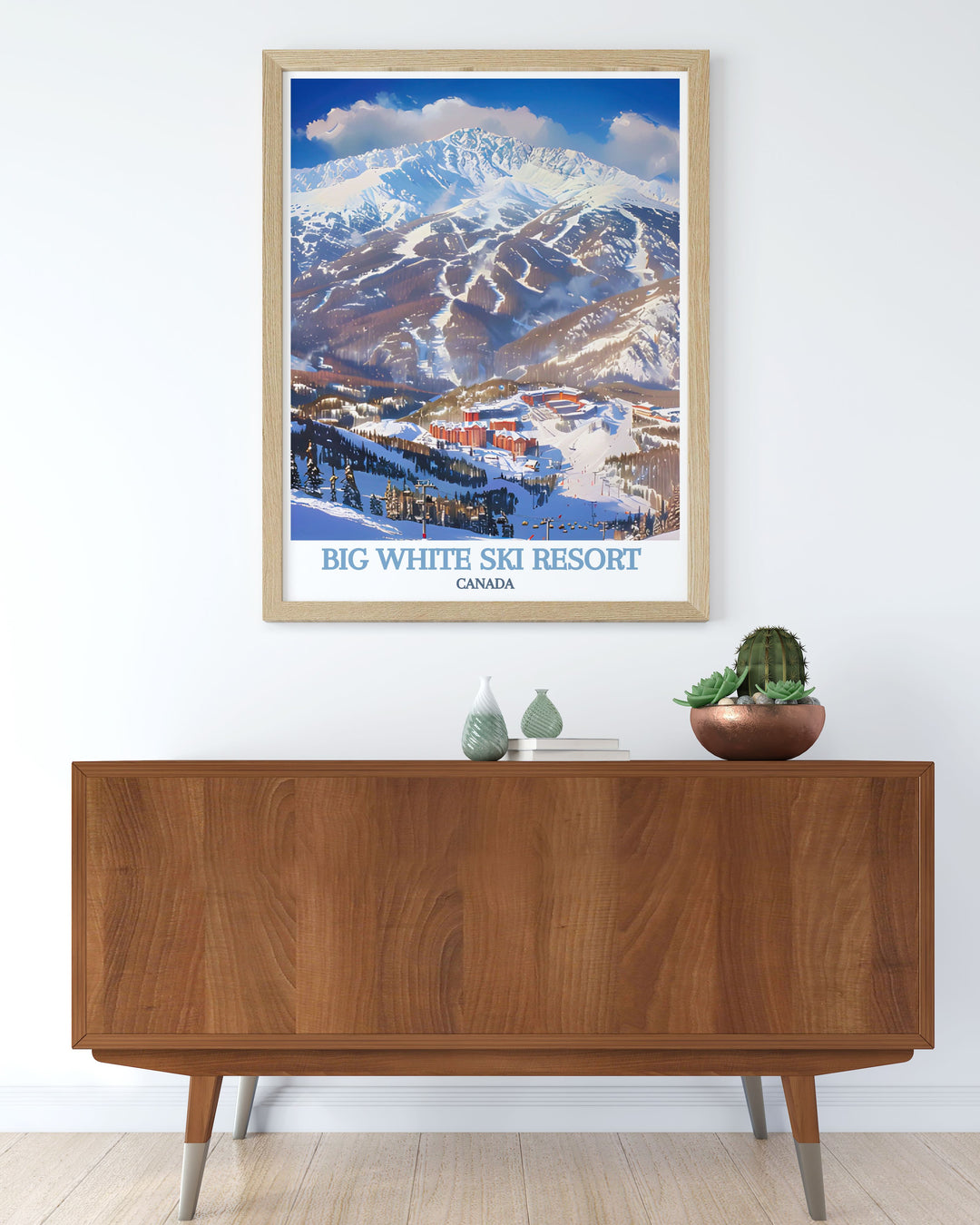 Canada canvas art highlighting the rugged beauty and tranquil scenes of Big White and other iconic locations in British Columbia, providing a breathtaking view of Canadas natural splendor.