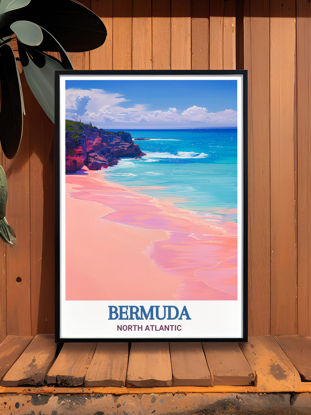 Captivating Horseshoe Bay Beach Perfect Wall Decor featuring vivid imagery of Bermudas iconic beach ideal for adding a touch of elegance and serenity to your home decor