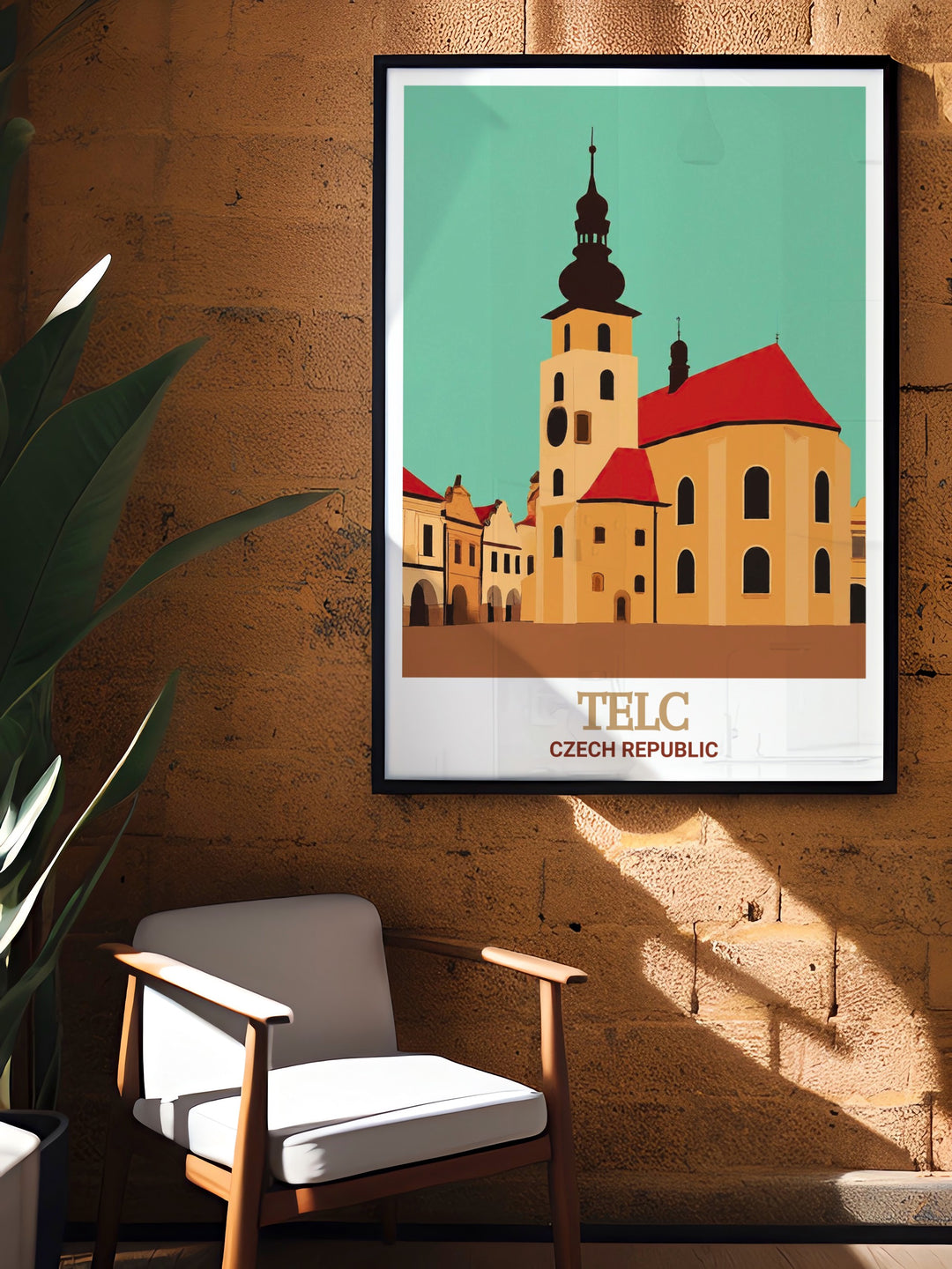 Immerse yourself in the beauty of Telc with this St. James Church decor print. The detailed artwork highlights the iconic architecture of this Czech Republic town, making it a must have for history enthusiasts and art collectors. This print offers a unique way to celebrate the scenic beauty of Telc