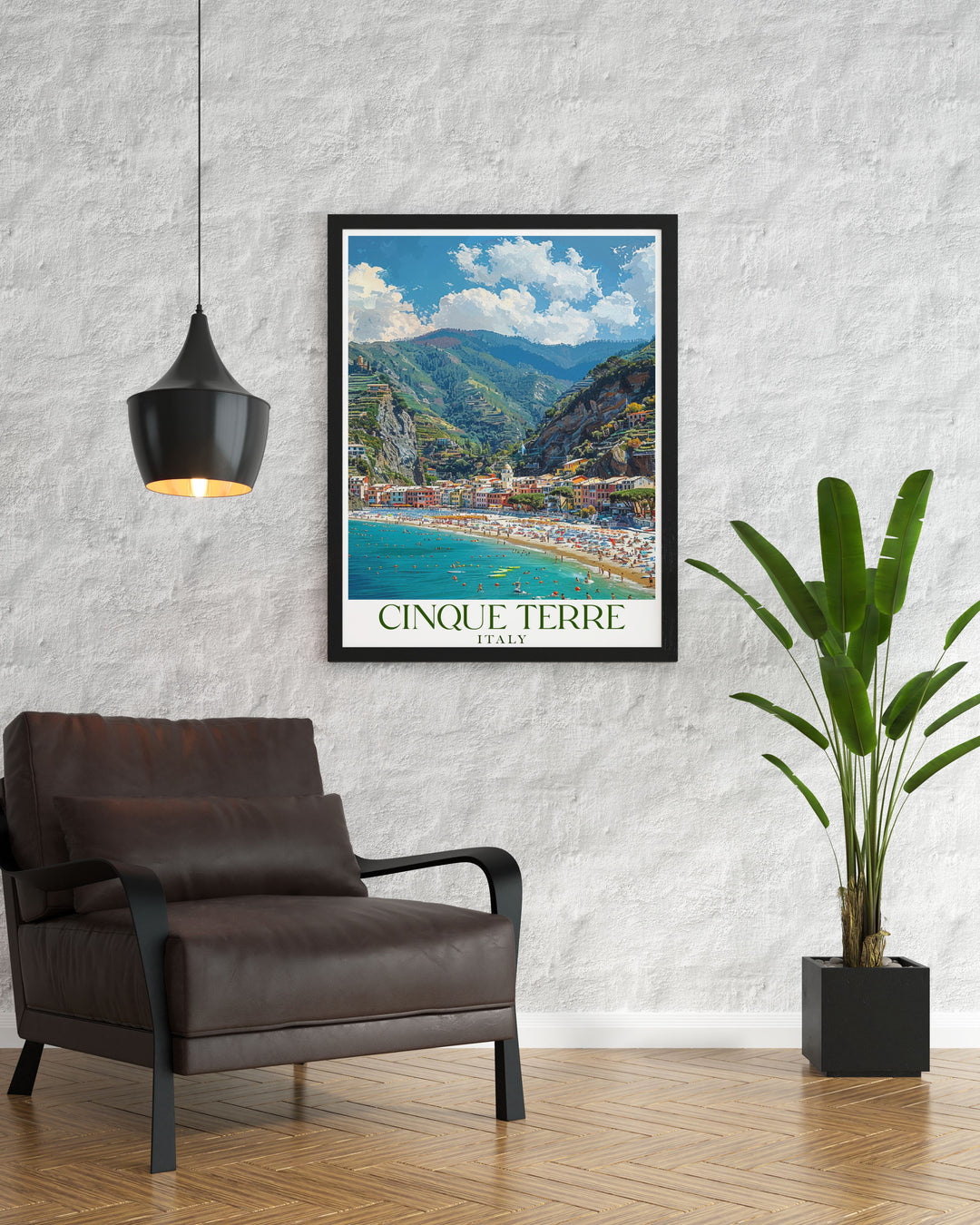 Cinque Terre art print of Monterosso al Mares beach an ideal gift for any occasion including anniversary gifts birthday gifts and Christmas gifts a thoughtful and timeless present that will be cherished by friends and loved ones.