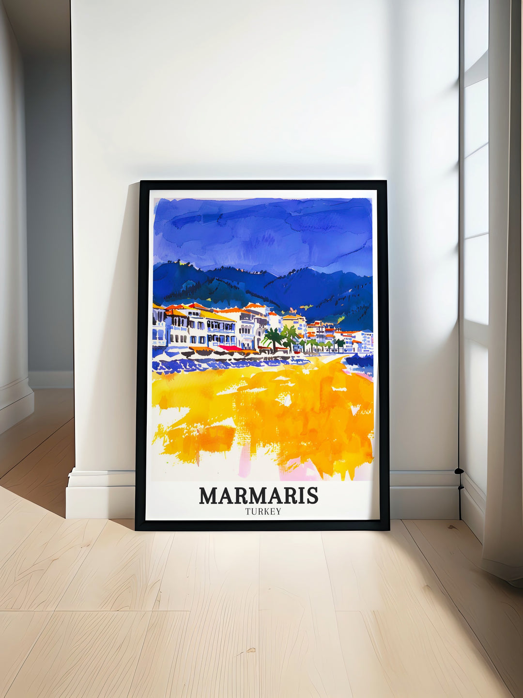 Marmaris Poster Print showcasing Turkey Wall Art and Clear Lake Coast Ranges Lake County Perfect for home decor and as a Turkey Travel Gift this artwork brings the vibrant beauty of Marmaris and the Mediterranean into any living space with elegance and charm