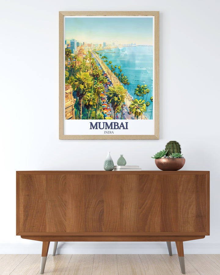 Capture the energy and beauty of Mumbai with this Netaji Subhash Chandra Bose Road Framed Art, featuring the famous Marine Drive. This print is perfect for those who cherish city life and the serene coastal views of Indias most iconic metropolis.