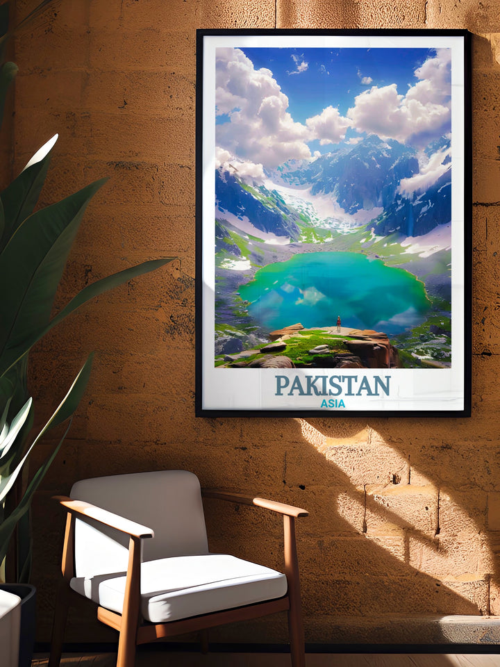 Personalized Lahore Photo capturing the vibrant atmosphere of Lahore and the tranquil beauty of Saif ul Muluk Lake making it a thoughtful gift for any occasion including anniversaries and birthdays